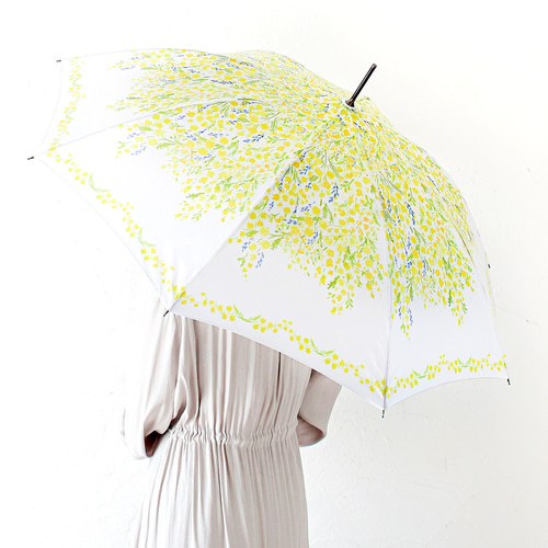 花咲く傘】ミモザ【Hanayukiオリジナルアート】デザインリニューアル