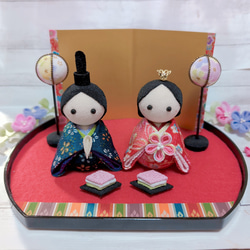 桜 さくら うさぎさん親子のお花見 春 ちりめん つまみ細工 飾り 桜 さくら うさぎさん親子のお花見 春 ちりめん つまみ細工 飾り