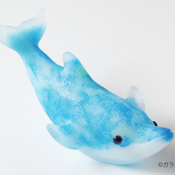 バカラ イルカ ガラスオブジェ 約15.5cm バカラ イルカ ○ フィギュリン 置物 ドルフィン クリスタル
