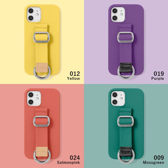 32色 ほぼ全機種対応 スマホケース 本革 リング付き ハンドベルト iPhone Galaxy#mm00000864 1枚目の画像