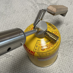 スノーピーク Fトーチ GT 120 真鍮製ガス調節ノブ 麻婆's