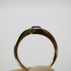 非加熱/ピンクサファイア指輪 8枚目の画像