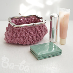 Ba-ba handmade Popcorn crochet coinpurse No.C1722 第5張的照片