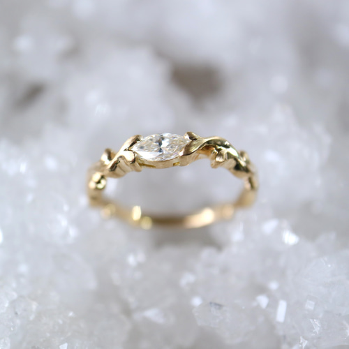 マーキスダイヤ/蔦の指輪 指輪・リング YUDA 通販 17216732｜Creema