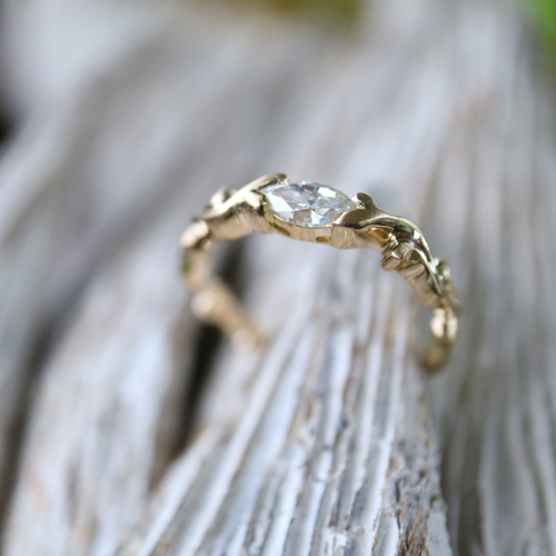 マーキスダイヤ/蔦の指輪 指輪・リング YUDA 通販 17216732｜Creema