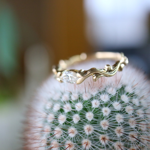 マーキスダイヤ/蔦の指輪 指輪・リング YUDA 通販 17216732｜Creema