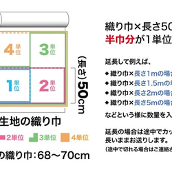 金襴 遠山 (とおやま) 黒（8450-2B1-2）生地幅約33cm×長さ50cm☆ 連続カット可 10枚目の画像