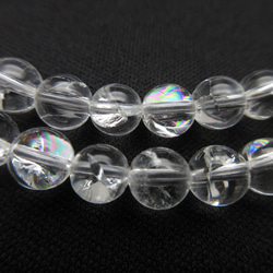 ブルークラック水晶/【レインボー水晶】/size(12㎜玉)/1set(5玉