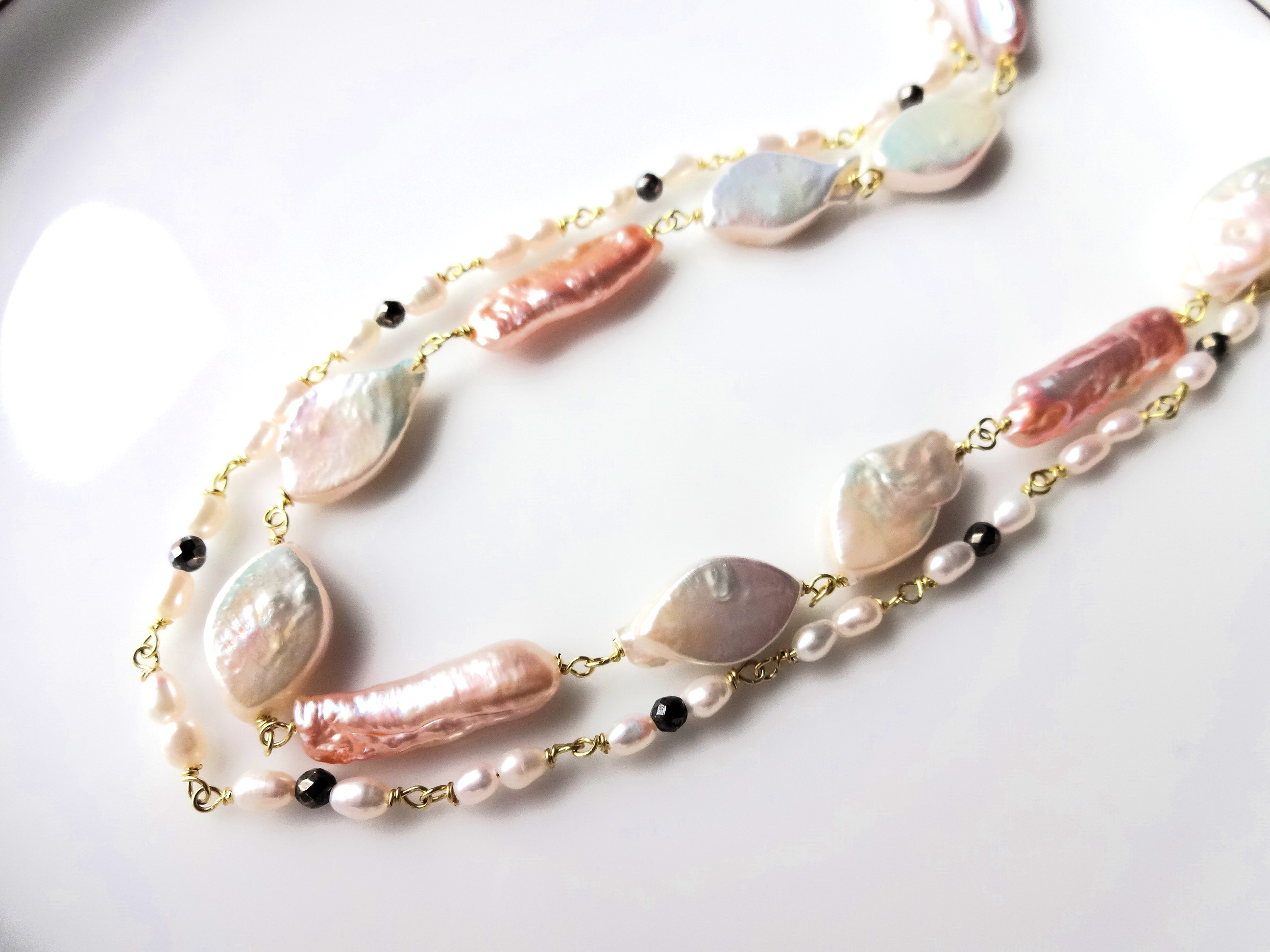 淡水パール ふんわり華やぎネックレス