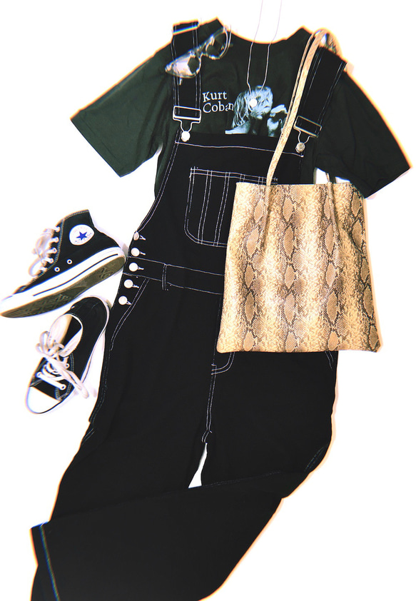 NIRVANA Kurt Cobain BIG TEE (black) 半袖Ｔシャツ ブラック 黒 ストリート 2枚目の画像