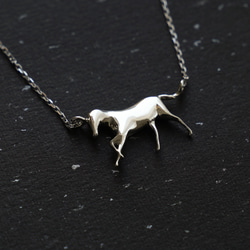 『Horse』 Necklace / SV925 ≪送料無料≫ ペア 馬 うま 12枚目の画像