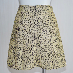 Leopard Glitter Mini Skirt ミニスカート ブラウン 茶色　 ガーリー 6枚目の画像