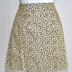 Leopard Glitter Mini Skirt ミニスカート ブラウン 茶色　 ガーリー 5枚目の画像