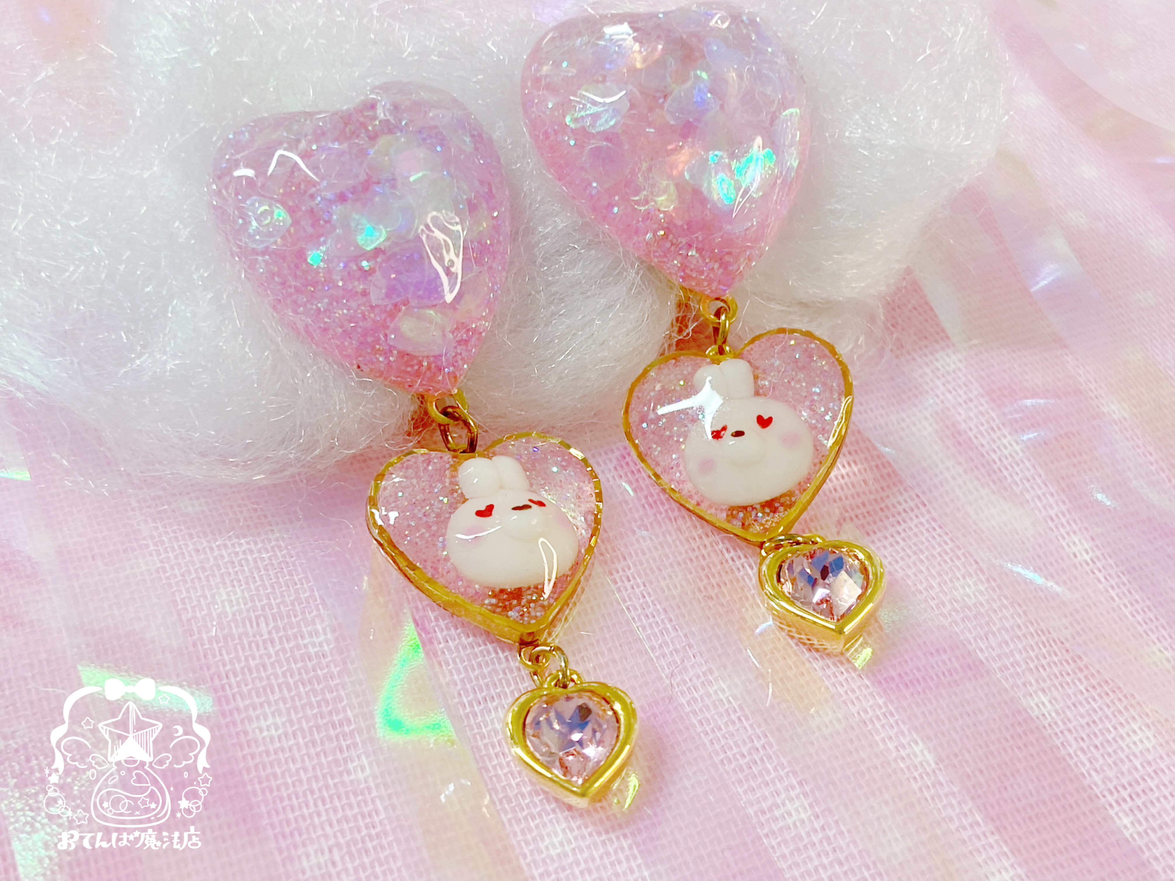 ゆらゆらメロメロ♡ハートイヤリング 4,698円