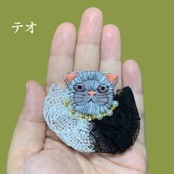 スローライフ猫ちゃんラウンドレジンヘアゴム ポニーフック変更可能