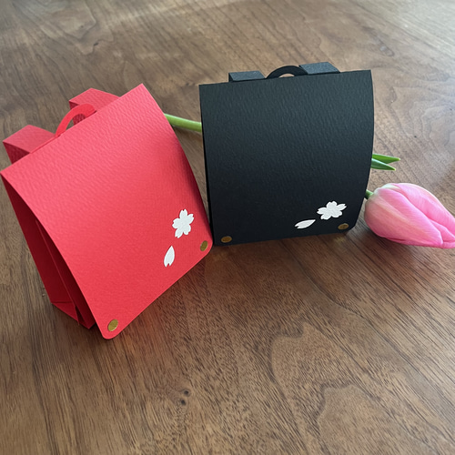 SE-05】ランドセル型メッセージカード ・祝儀袋（ポチ袋）| 入学祝