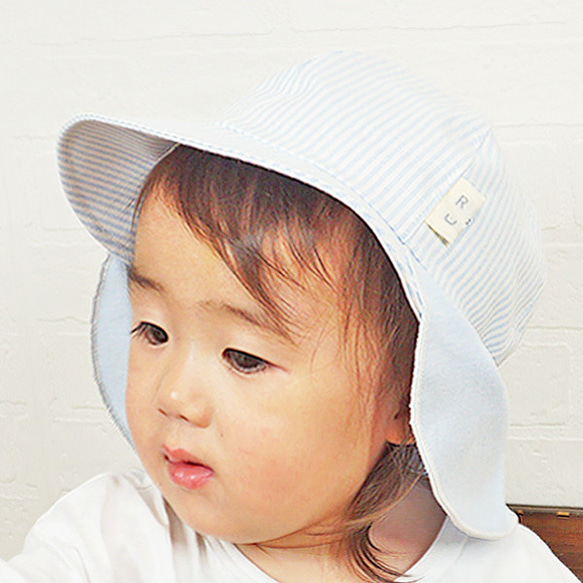 【新作】オーガニック日除けベビーCAP♪ 【日本製】ベビー＆キッズ/子供帽子/UVカット/吸水速乾/40-2007 人気・おすすめ｜売れ筋商品・話題商品におすすめ コスパ重視 安心配送 スピーディーにお届け