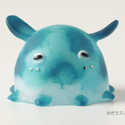 ガラス「ヤドカリ(海)」/ オブジェ 置物 立体・オブジェ ガラスぷかり