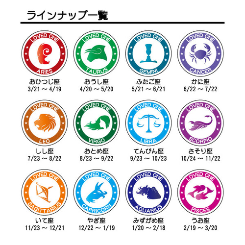 蓄光 12 星座 チャーム ミニ さそり座 両面 キーホルダー 安全