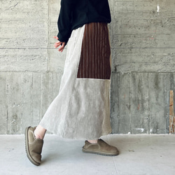 motif ＊ naturalカラーのスカート 6枚目の画像