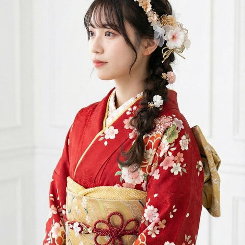 フラワーカチューシャ髪飾り 卒業式 袴 成人式 振袖 結婚式 髪飾り 