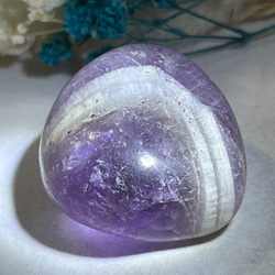 ファントム✨　アメジスト　紫水晶　原石　タンブル 4枚目の画像
