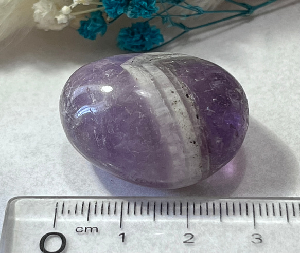 ファントム✨　アメジスト　紫水晶　原石　タンブル 5枚目の画像