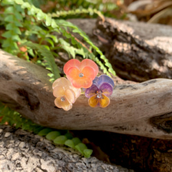 リングパンジー樹脂蝶の花のギフトボックス手作りカスタマイズ 1枚目の画像
