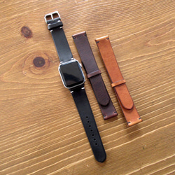 Apple Watch バンド / ホーウィン クロムエクセル 時計ベルト 腕時計　アップルウォッチ レザーベルト 12枚目の画像