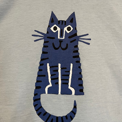 ネコさん　レディースビッグシルエットTシャツ綿100％【S～4L】 4枚目の画像
