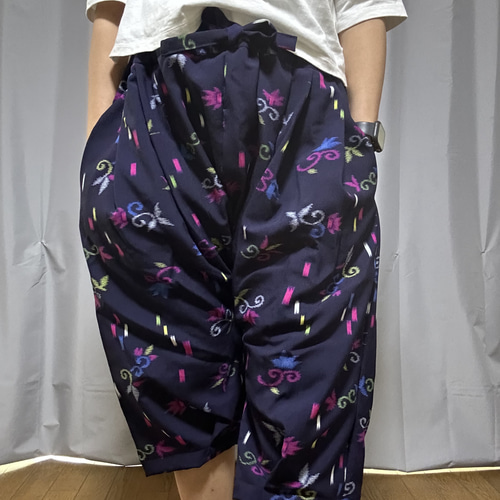 着物リメイク＊サルエルパンツ ロングパンツ maricos 通販