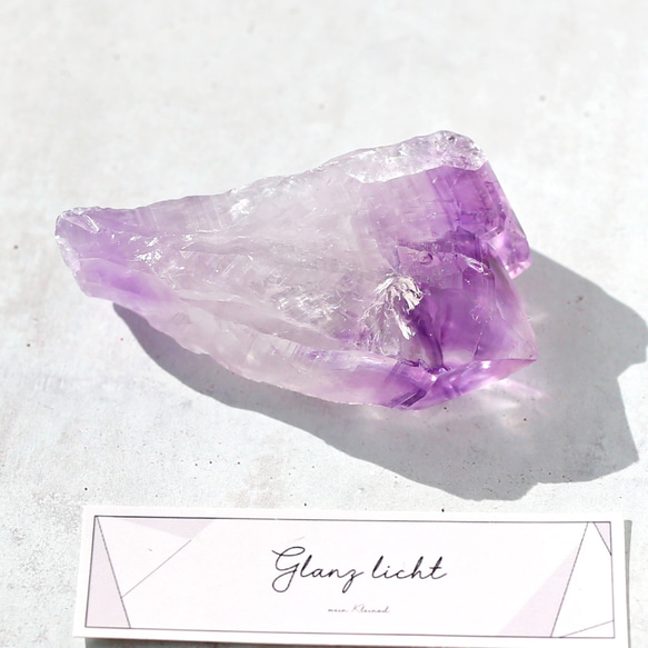 アメジスト ポイント 原石 単結晶 希少 紫水晶 鉱物 天然石 水晶 4枚目の画像