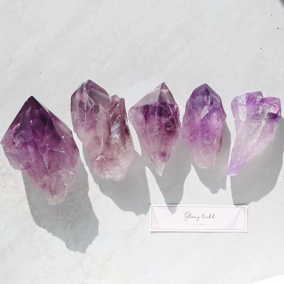 アメジスト ポイント 原石 単結晶 希少 紫水晶 鉱物 天然石 水晶 18枚目の画像