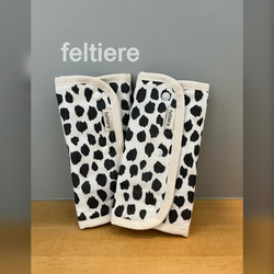 よだれカバー・サッキングパット ダルメシアン 白 スリング・抱っこ