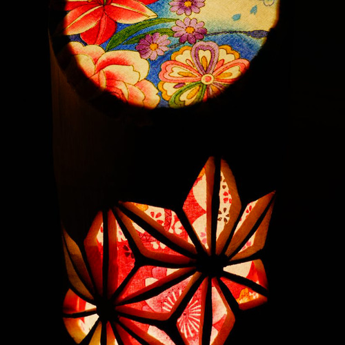 ☆竹灯り・竹あかり・竹灯籠 ～～ 癒しの灯り 華衣ライン☆彩桜