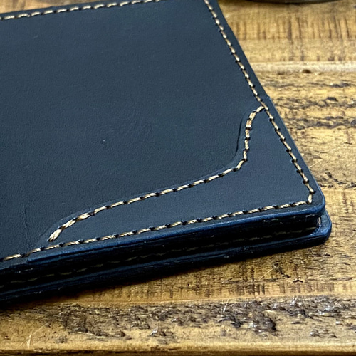 送料無料 マネークリップ 札ばさみ 札入れ 手作り 薄い財布 レザー