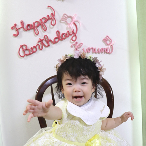 ウールレター 誕生日 Happy Birthday ハッピーバースデー momo