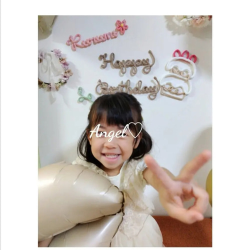 ウールレター 誕生日 Happy Birthday ハッピーバースデー momo☆* 雑貨