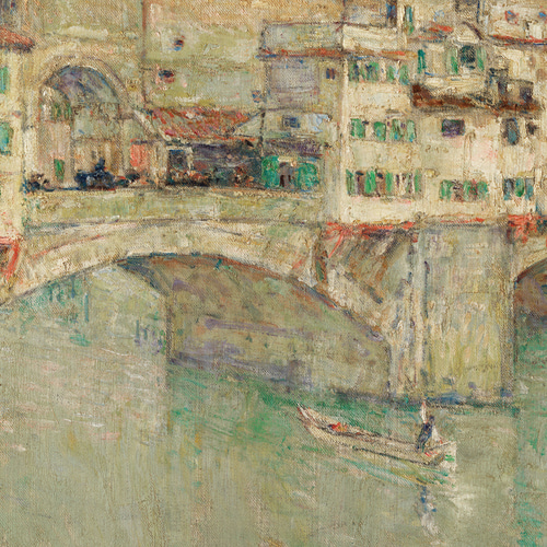 チャイルド・ハッサム Ponte Vecchio アートポスター 絵画