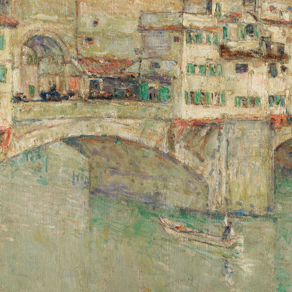 チャイルド・ハッサム Ponte Vecchio アートポスター 絵画 アートパネル 風景画 橋 名画 絵画 AP279 6枚目の画像