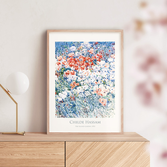 チャイルド・ハッサム The Island Garden アートポスター 絵画 アート