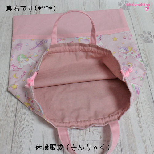 レッスンバッグ3点セット『ユニコーンmusical♥ピンク』sk1552