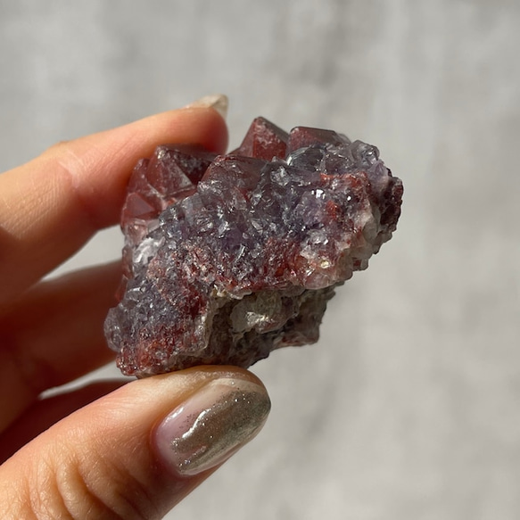 カナダ産【オーラライト23】クラスター（51g）レッドキャップアメジスト 天然石 鉱物 16枚目の画像
