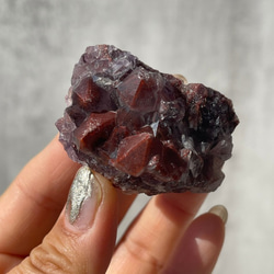カナダ産【オーラライト23】クラスター（51g）レッドキャップアメジスト 天然石 鉱物 4枚目の画像