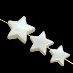 【10顆】珍珠珠★星星/13mm★米白色星星 樹脂珍珠 塑膠珍珠 第6張的照片