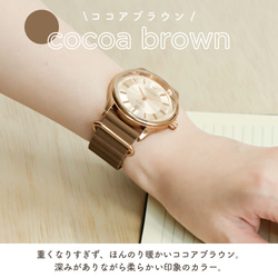腕時計 ベルト マグネット くすみカラー スマートウォッチ ベルト セパレートマグネットレザー#mm00000793 13枚目の画像