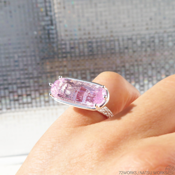 クンツァイト リング / Kunzite Ring 6枚目の画像