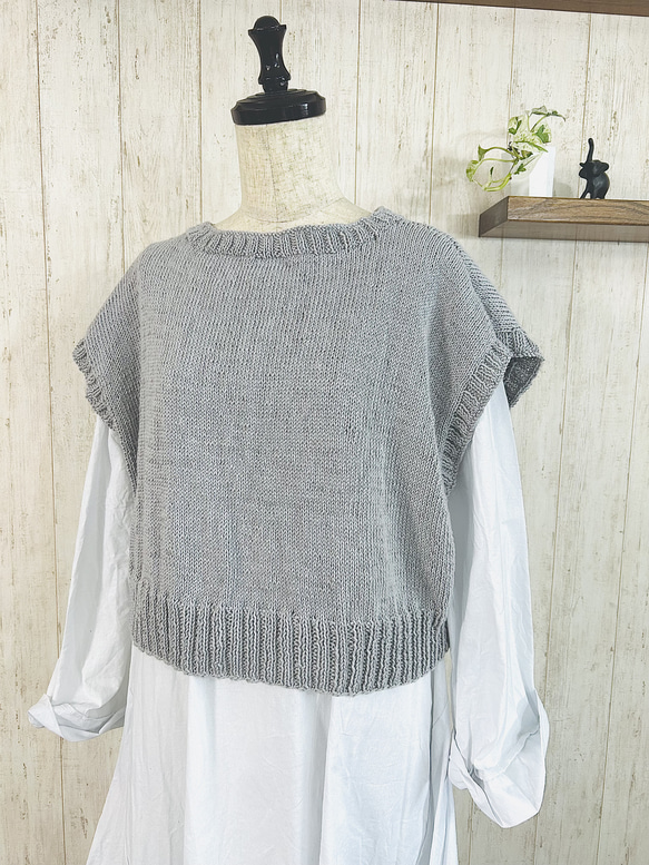 未使用 シクラス ノースリーブ ニット セーター カシミヤ ベスト