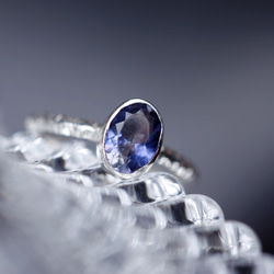 New ☆ 新作 ☆ 希少石『タンザナイト』の世界でひとつの天然石リング