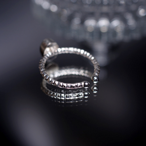 希少 タンザナイト 天然石 シルバーリング 刻印 16号 ネパール